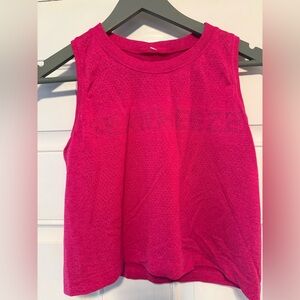 Lululemon Athletica Vibrant Pink Muscle Tee